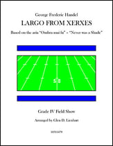 Largo from Xerxes Marching Band sheet music cover